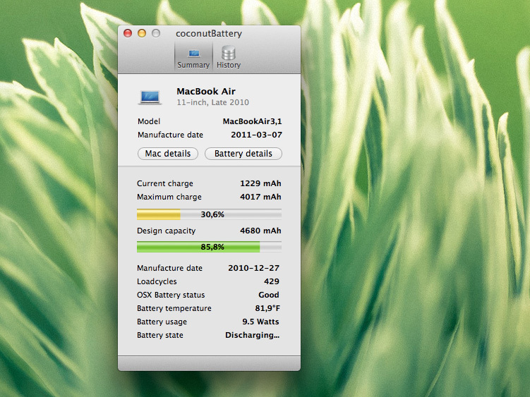 CoconutBattery 3.1 Download
